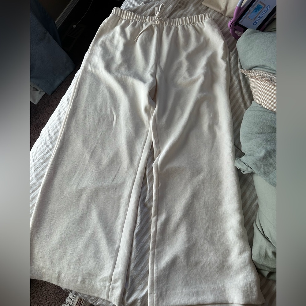 Aritzia Lodge Pant, light birch, crepette - Picture 9 of 10